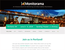 Tablet Screenshot of monitorama.com